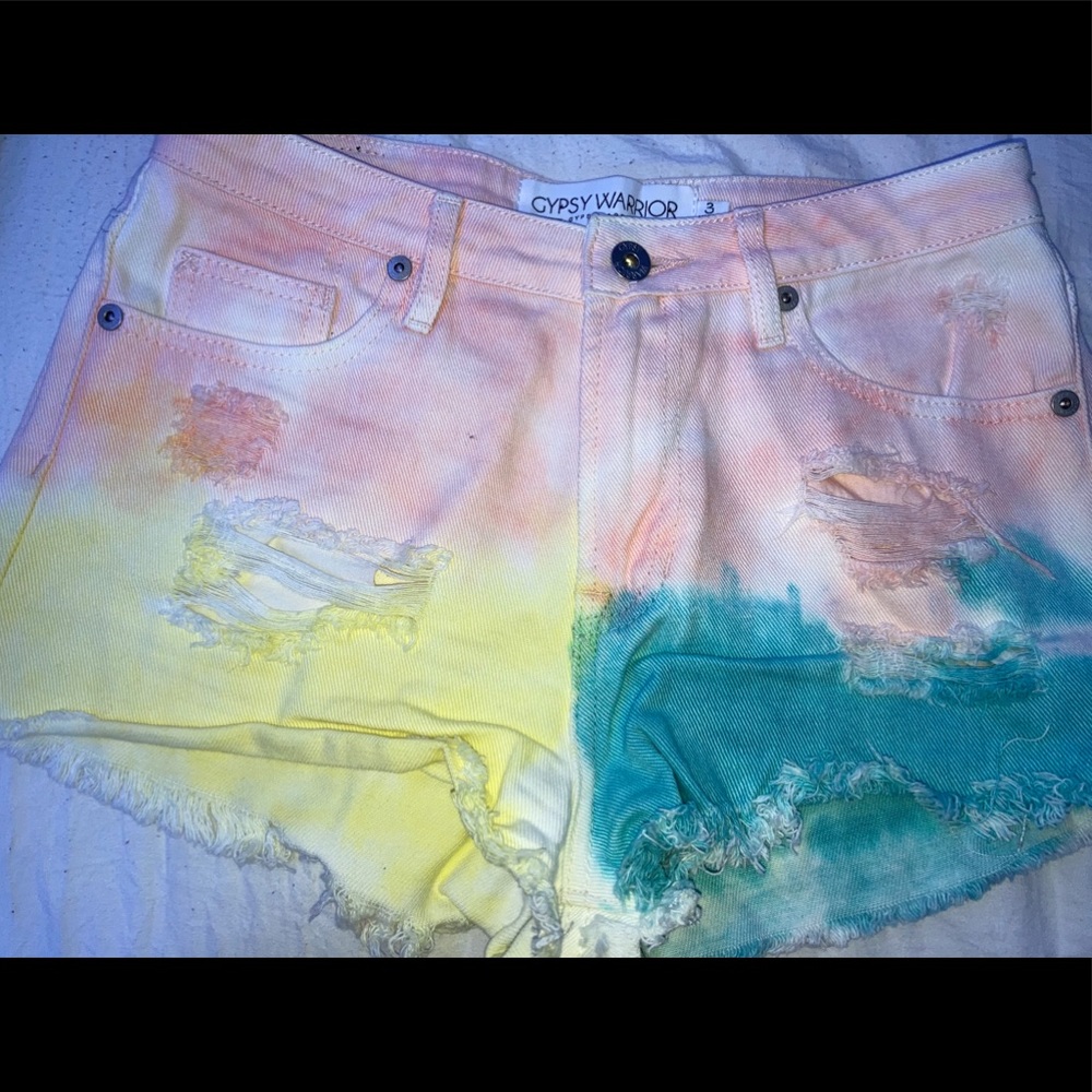 Tie Dye Gypsy Warrior Shorts